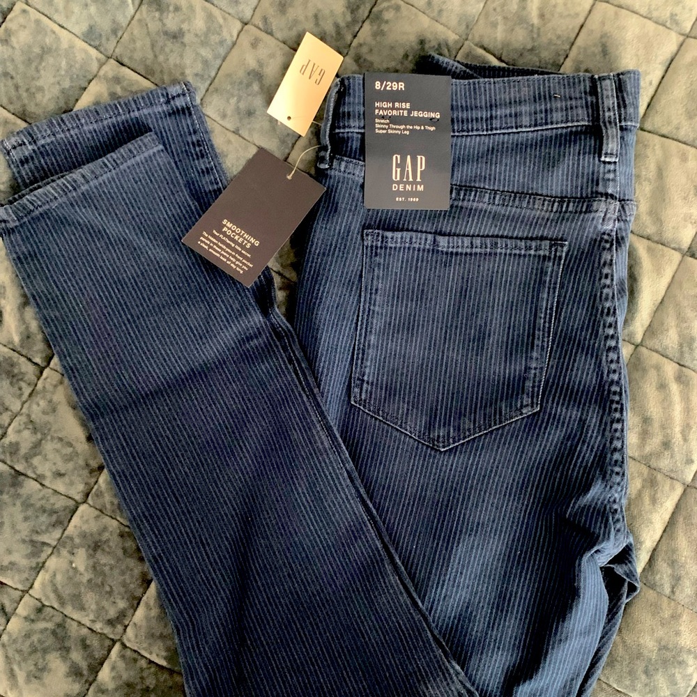 Brand new with tags Gap striped jeans